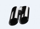 2017+ Panamera GTS exhaust tip,muffler tip, tail tip + black steel