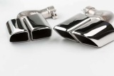 2018+ Prosche Turbo 9Y0 exhaust tip,muffler tip,tail tip +black steel