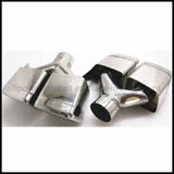 Auto Parts Exhaust Tips Exhaust Tail Pipe Exhaust for 2011-14 Year Mercedes Benz W212 E63 Cl63 Y Type Silver