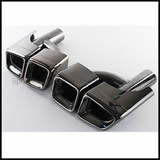 High Performance 304 Stailness Steel Exhaust Tips, Exhaust Tail Pipe, Exhaust Muffler, Exhaust for 2011-14 Year Mercedes Benz W212 E63 Cl63 Black