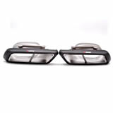 High Quality 304 Stailness Steel+Carbon fiber Exhaust Tip, Exhaust for The Benz W205 W213 W222 Cls/GLS/E-Class Amg