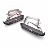 High Quality 304 Stailness Steel+Carbon fiber Exhaust Tip, Exhaust for The Benz W205 W213 W222 Cls/GLS/E-Class Amg