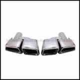 High Quality SS304 Exhaust Tips, Exhaust Tail Pipe, Exhaust for 2011-14 Year Mercedes Benz W212 E63 Cl63 Silver