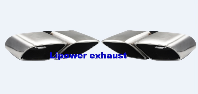 2017+ Panamera turbo exhaust tip,muffler tip, tail tip + Dull polishing