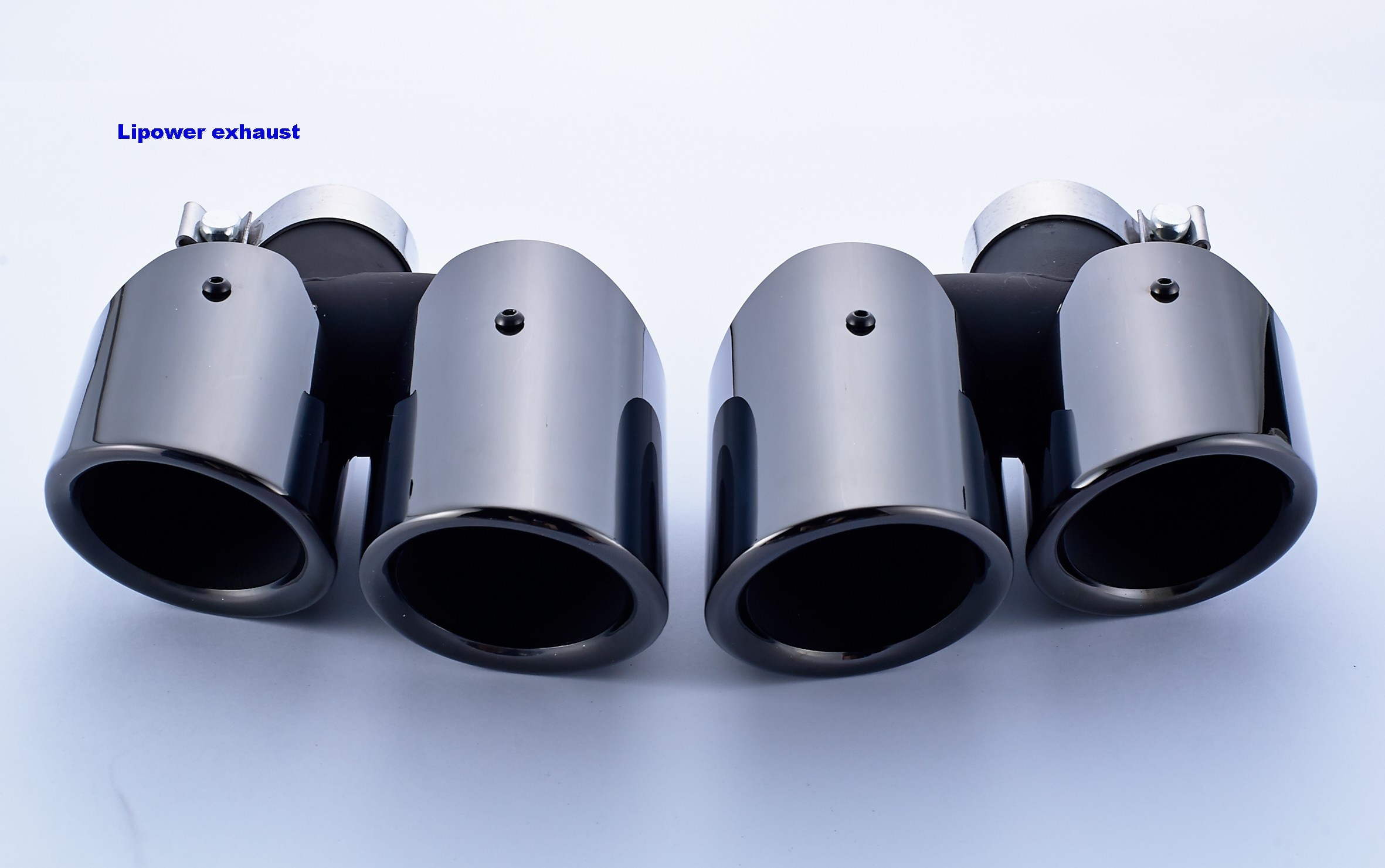 2014-16 Macan GTS exhaust tip,muffler tip, tail tip + black steel